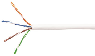 Τοπικό LAN Cat5e UTP 4 ζευγάρι 24 Ethernet χαλκού γυμνό καλώδιο δικτύων χαλκού AWG 1000 FT στο κιβώτιο τραβήγματος