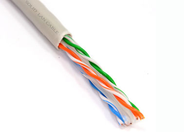 Στερεό γυμνό καλώδιο δικτύων χαλκού καλωδίων του τοπικού LAN Cat6A UTP Ethernet